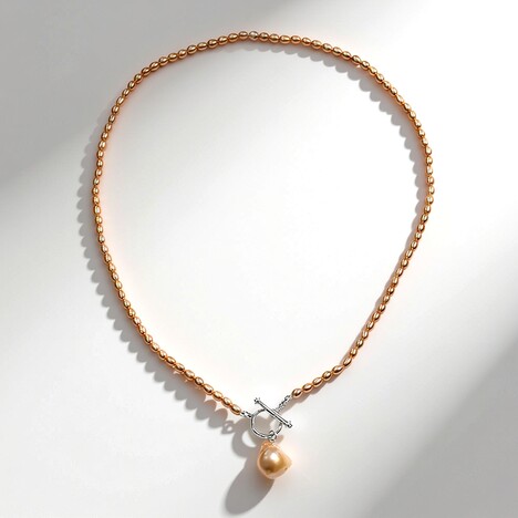 Collana in argento con Perla di Acqua Dolce (TPC)