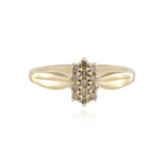 9K I2 Brown Diamond Gold Ring