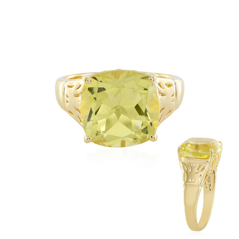 Limonen-Quarz-Silberring