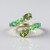 Anello in oro con Tormalina Verde Brasiliana (KM by Juwelo)