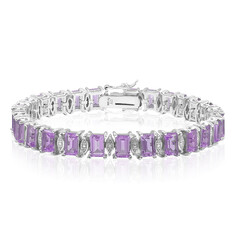 Amethyst-Silberarmband