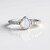 Anello in argento con Opale di Welo