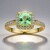 Anello in oro con Tsavorite del Kenya (CIRARI)