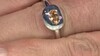 Anillo en plata con Topacio imperial (Pallanova)