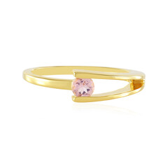 Anillo en plata con Turmalina rosa de Nigeria