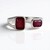 Anello in argento con Rubino del Madagascar