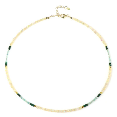 Collana in argento con Ematite Dorata
