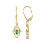 Orecchini in argento con Smeraldo Russo