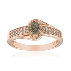 Bague en or et Diamant rose de France VS1 d'Argyle