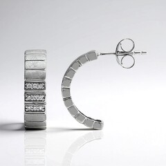Orecchini in argento con Zircone