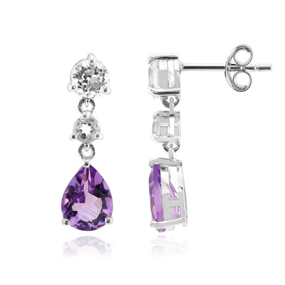 Orecchini in argento con Ametista