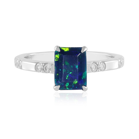 Mezezo Opal Silver Ring