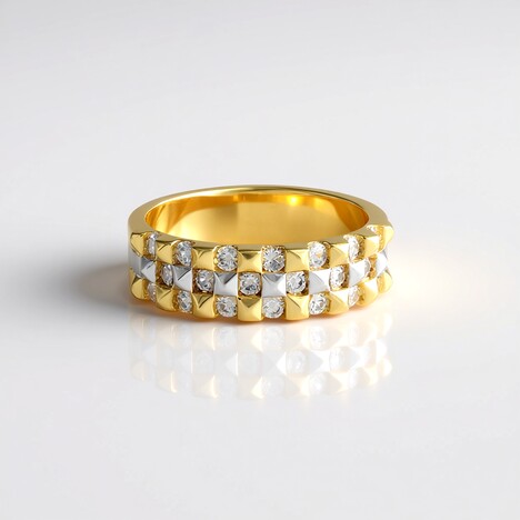 Bague en argent et Zircon