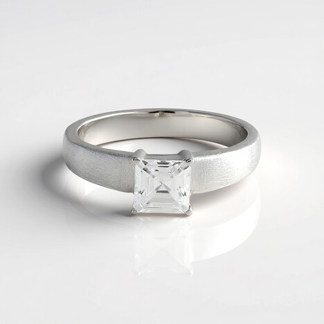 Anello in argento con Zircone