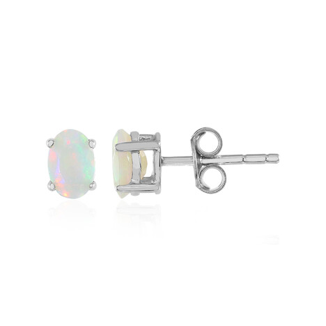 Welo Opal Silver Earrings