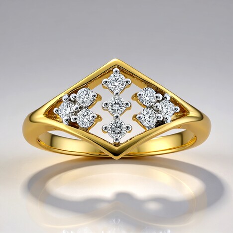 Bague en or et Diamant VVS1 (G) (Annette)