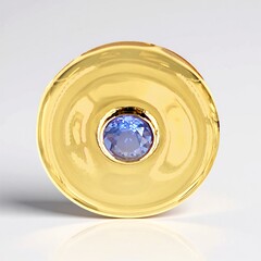 Ciondolo in argento con Fluorite Cangiante