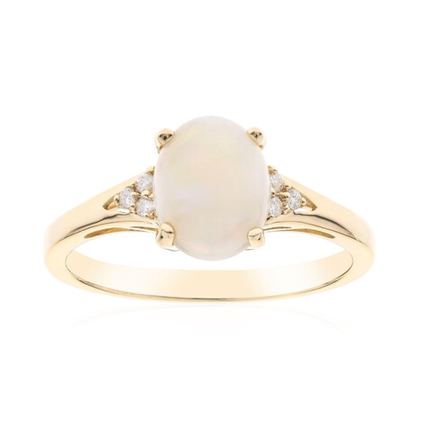 Anillo en oro con Ópalo de Australia (CIRARI)