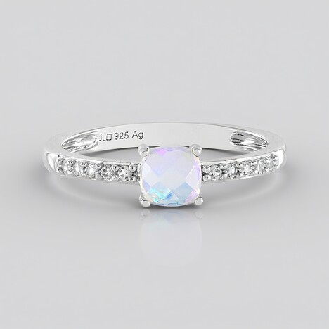 Anello in argento con Opale di Welo