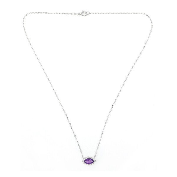 Sambia-Amethyst-Silbercollier (de Melo)