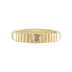 Bague en argent et Diamant chocolat I2