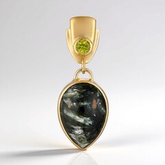 Ciondolo in argento con Serafinite