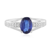 Anello in argento con Cianite del Nepal