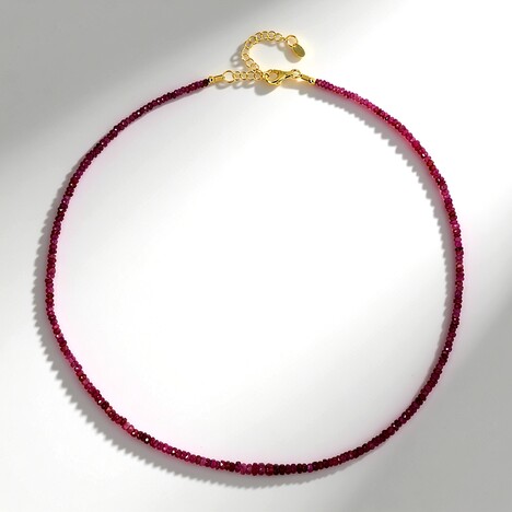 Collana in argento con Rubino