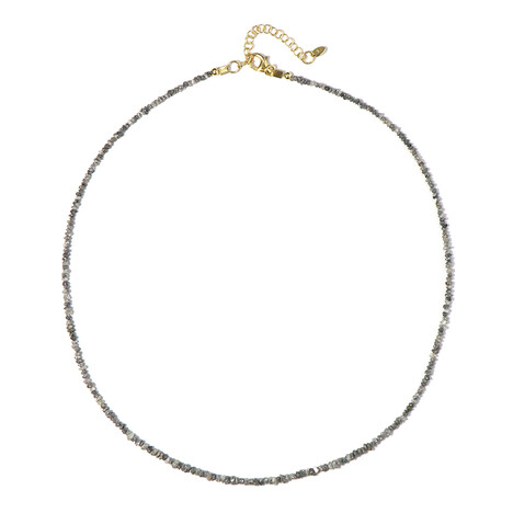 Collier en argent et Diamant couleur argent