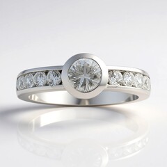 Anello in argento con Danburite