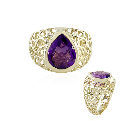 Bague en or et Améthyste (Ornaments by de Melo)