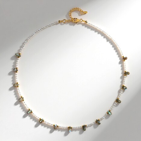 Collana in argento con Labradorite
