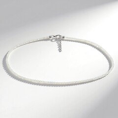 Collana in argento con Pietra di Luna Argentata