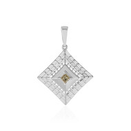 I2 Champagner-Diamant-Goldanhänger (Ornaments by de Melo)