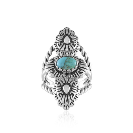 Kingman-Türkis-Silberring (Desert Chic)