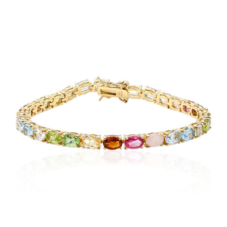 Edelstein-Silberarmband