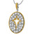 Collier en argent et Topaze blanche (Dallas Prince Designs)