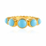 Sleeping Beauty Turquoise Silver Ring (de Melo Essence)
