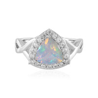 Anello in argento con Opale di Welo