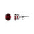 Mozambique Garnet Silver Earrings