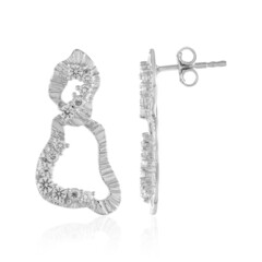 Pendientes en plata con Zircón (de Melo)