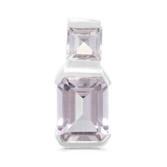 Lavendel-Amethyst-Silberanhänger