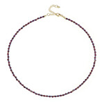 Collar en plata con Granate de Mozambique