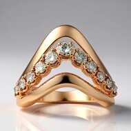 Anillo en oro con Diamante rosa de Francia de Argyle SI1 (Annette)