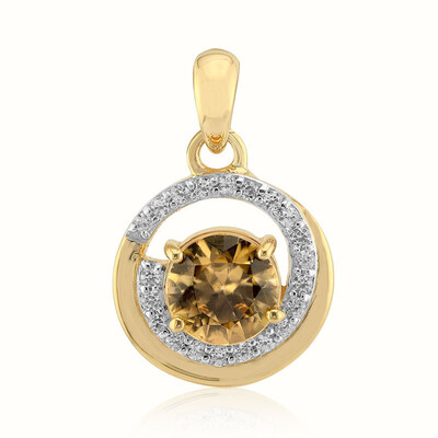 Ciondolo in oro con Zircone Kings Plains Giallo