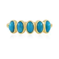 Zilveren ring met turkooisstenen (Faszination Türkis)