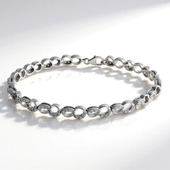 Bracciale in argento con Zircone