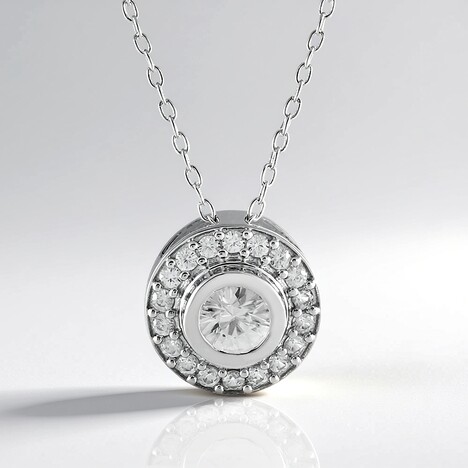Collana in argento con Zircone