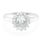 Himalayan Beryl Silver Ring