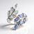 Anello in argento con Topazio Bianco